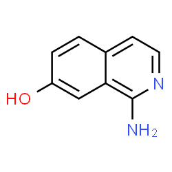 1-AMINO-7-ISOQUINOLINOL structure