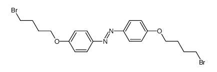 Bis-[4-(4-bromo-butoxy)-phenyl]-diazene Structure