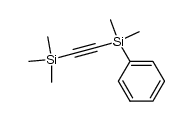 1-dimethylphenylsilyl-2-trimethylsilylacetylene Structure