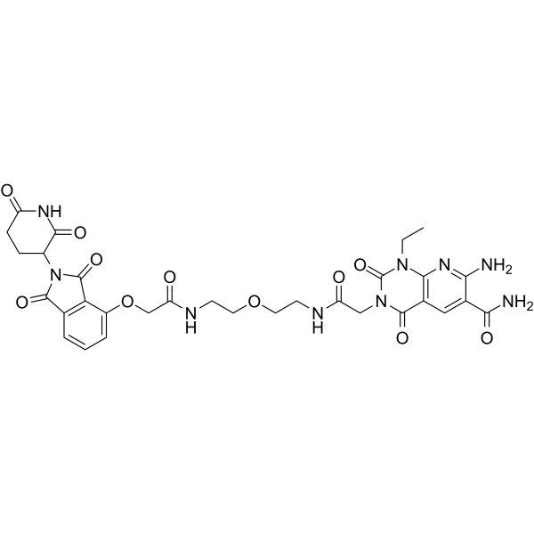 PROTAC eEF2K degrader-1结构式