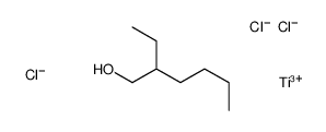 2-Ethylhexyloxy titanium trichloride structure