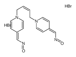 oxo-[[1-[(E)-4-[4-(oxoazaniumylmethylidene)pyridin-1-yl]but-2-enyl]pyridin-4-ylidene]methyl]azanium,dibromide Structure