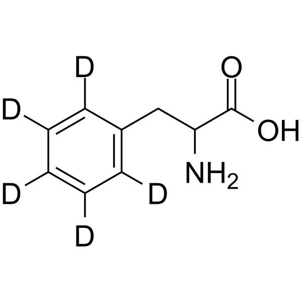 DL-Phenylalanine-d5 structure