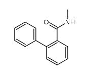 N-methylbiphenyl-2-carboxamide结构式