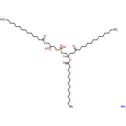 sn-(3-肉豆蔻酰基-2-羟基)-甘油-1-磷酸-sn-3'-(1',2'-二肉豆蔻酰基)-甘油(铵盐)图片