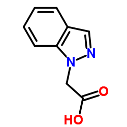 INDAZOL-1-YL-ACETIC ACID Structure