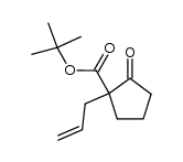 tert-butyl 1-allyl-2-cyclopentanone-1-carboxylate Structure