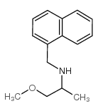 (2-METHOXY-1-METHYL-ETHYL)-NAPHTHALEN-1-YLMETHYL-AMINE Structure