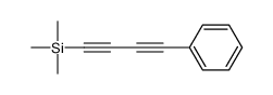 trimethyl(4-phenylbuta-1,3-diynyl)silane Structure