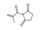 1-(2-methylprop-2-enoyl)pyrrolidine-2,5-dione结构式