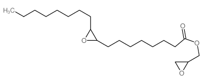 2-Oxiraneoctanoic acid,3-octyl-, 2-oxiranylmethyl ester Structure