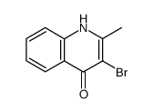 3-bromo-2-methylquinolin-4(1H)-one结构式