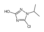 5-chloro-1,2-dihydro-1-isopropyl-3H-1,2,4-triazol-3-one Structure