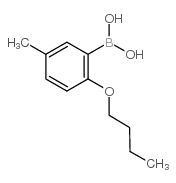 2-BUTOXY-5-METHYLPHENYLBORONIC ACID structure