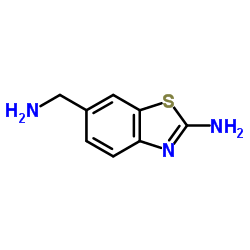 6-(Aminomethyl)-1,3-benzothiazol-2-amine Structure