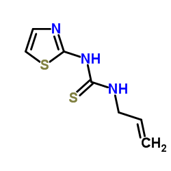 1-Allyl-3-(1,3-thiazol-2-yl)thiourea结构式