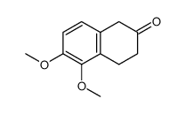 5,6-DIMETHOXY-2-TETRALONE structure