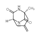 6,8-Diazabicyclo[3.2.2]nonane-7,9-dione,1-methyl-3-methylene-,(1S,5S)-(9CI) structure