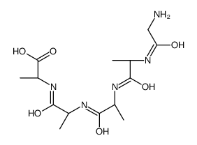 GLY-ALA-ALA-D-ALA-D-ALA结构式