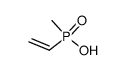 Methyl(vinyl)phosphinsaeure结构式