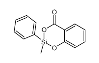 2-methyl-2-phenyl-1,3,2-benzodioxasilin-4-one Structure