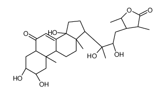 25,28-Di-epi-cyasterone结构式