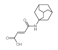 3-(1-adamantylcarbamoyl)prop-2-enoic acid Structure