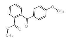 methyl 2-(4-methoxybenzoyl)benzoate Structure