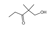 1-hydroxy-2,2-dimethyl-pentan-3-one结构式