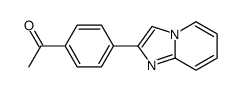 1-(4-imidazo[1,2-a]pyridin-2-ylphenyl)ethanone Structure