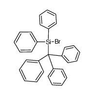 diphenyl(trityl)silyl bromide Structure