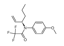 (R)-2,2,2-trifluoro-N-(4-methoxyphenyl)-N-(1-propylallyl)acetamide结构式