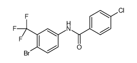 N-[4-bromo-3-(trifluoromethyl)phenyl]-4-chlorobenzamide Structure