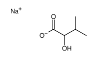 sodium 2-hydroxy-3-methylbutyrate structure