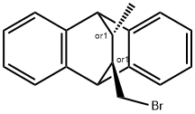 11-(bromomethyl)-9,10-dihydro-12-methyl-9,10-ethanoanthracene结构式