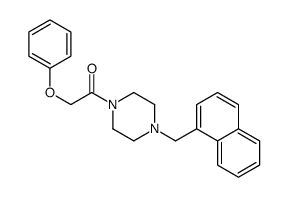 1-[4-(naphthalen-1-ylmethyl)piperazin-1-yl]-2-phenoxyethanone Structure