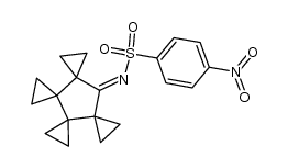 13-(4-Nitrobenzolsulfonimido)tetraspiro[2.0.2.0.2.0.2.1]tridecan Structure