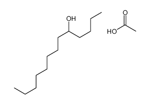 acetic acid,tridecan-5-ol Structure