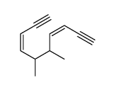 5,6-dimethyldeca-3,7-dien-1,9-diyne Structure