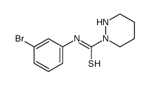 N-(3-bromophenyl)diazinane-1-carbothioamide结构式