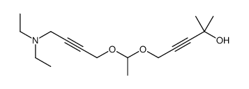 5-[1-[4-(diethylamino)but-2-ynoxy]ethoxy]-2-methylpent-3-yn-2-ol Structure