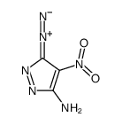 5-diazo-4-nitropyrazol-3-amine结构式