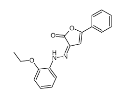 3-[(2-Ethoxy-phenyl)-hydrazono]-5-phenyl-3H-furan-2-one结构式