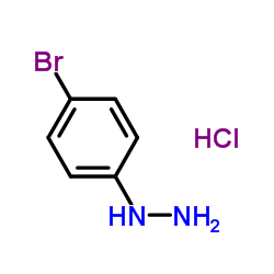 (4-Bromophenyl)hydrazine hydrochloride Structure