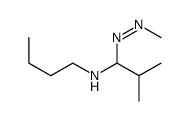 N-butyl-2-methyl-1-(methyldiazenyl)propan-1-amine结构式