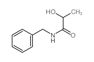 N-benzyl-2-hydroxy-propanamide structure