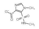 1H-Imidazole-5-sulfonamide,N,1-dimethyl-4-nitro- structure