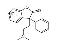 dimethyl-[2-(2-oxo-3-phenyl-1-benzofuran-3-yl)ethyl]azanium,chloride Structure