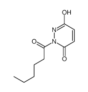 2-hexanoyl-1H-pyridazine-3,6-dione Structure