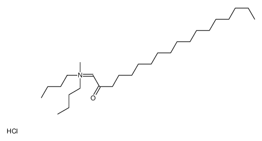 dibutyl-(2-hydroxyoctadec-1-enyl)-methylazanium,chloride结构式